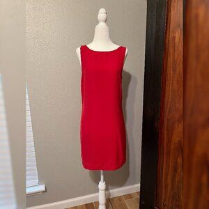 Kimchi Blue Red Shift Dress with Tie Back, Size S